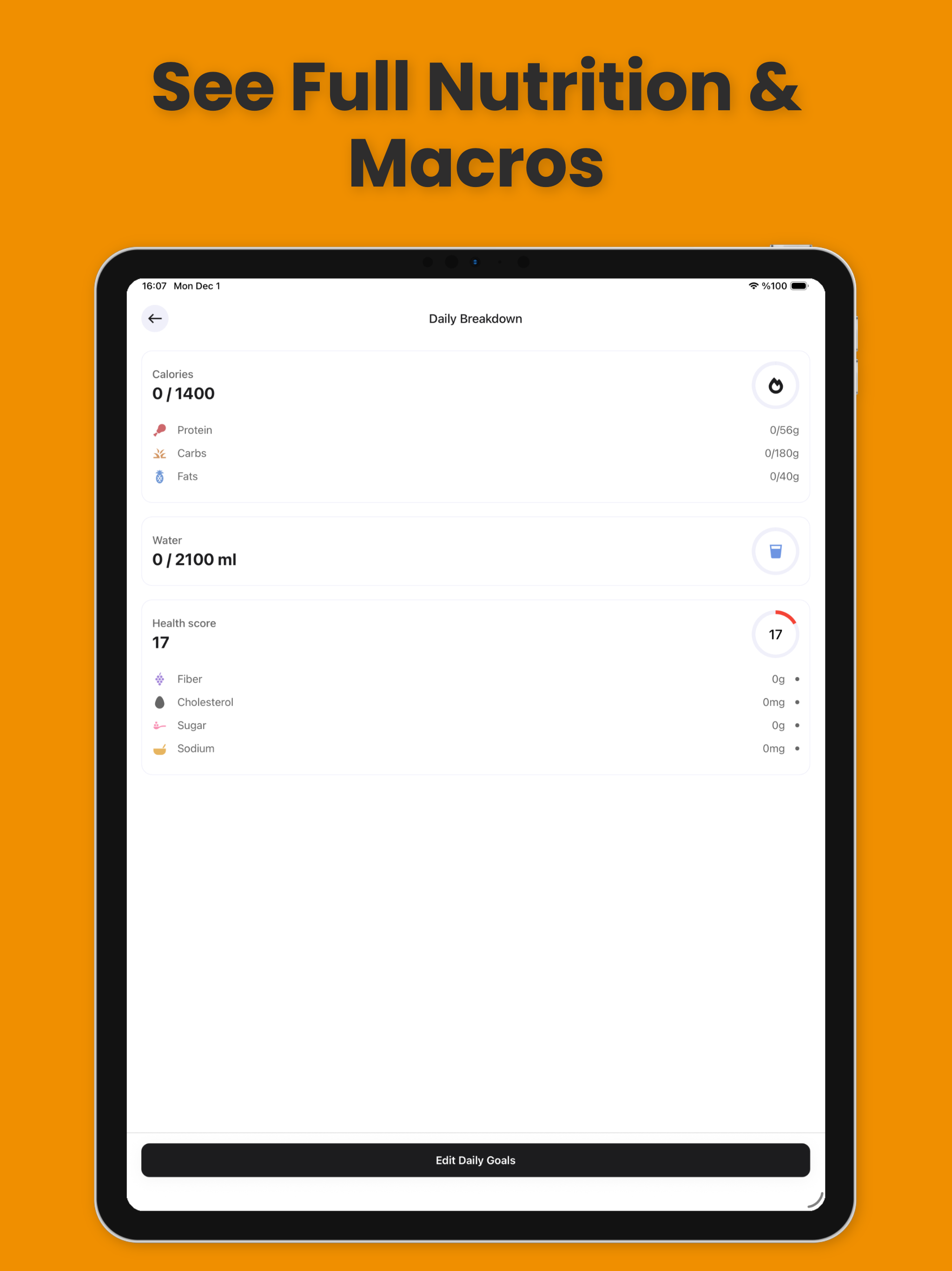 AI Calorie Tracker - Meal Idea screenshot 14