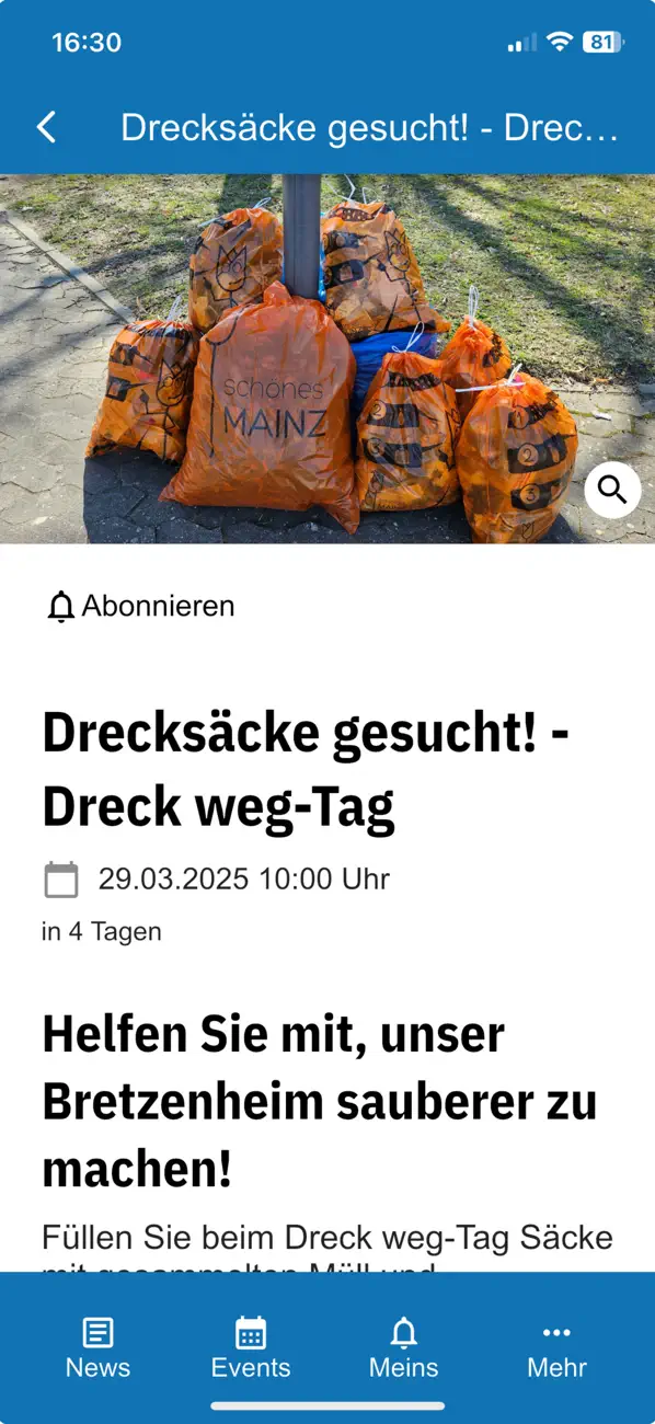 Screenshot #2 pour Bretzenheim App