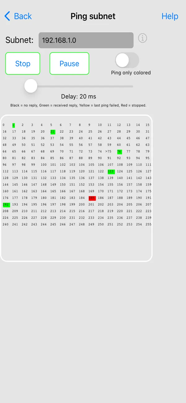 Screenshot #1 pour Network Ping Lite