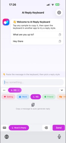 AI Reply Keyboard Screenshot 3 of 8