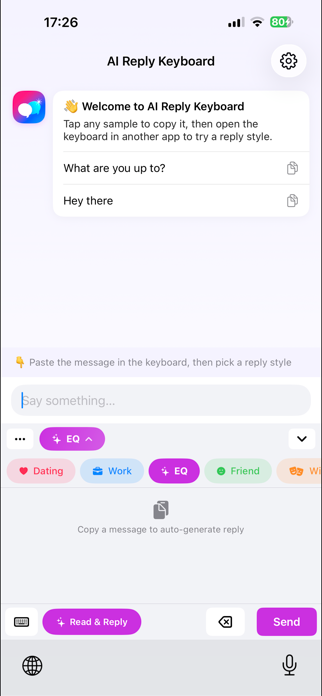 AI Reply Keyboard Screenshot 3 of 8
