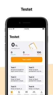 autoshkolla shqipëri - testet iphone screenshot 2