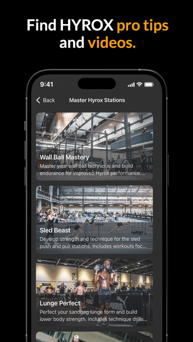 TrainRox - Hyrox Workout iPhone screenshot 6 - Health & Fitness app