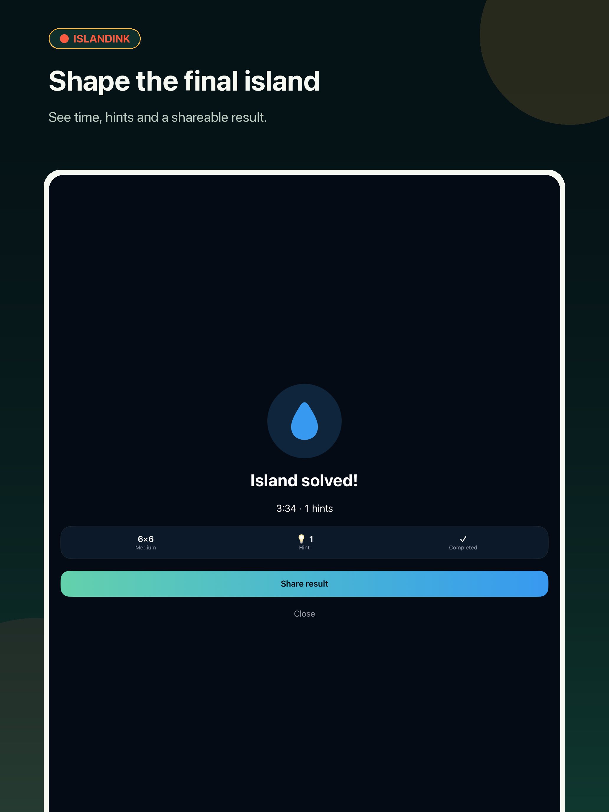 IslandInk: Nurikabe Daily screenshot 11