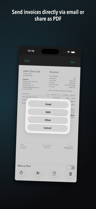 Invoice Template Pro Screenshot 4 of 10