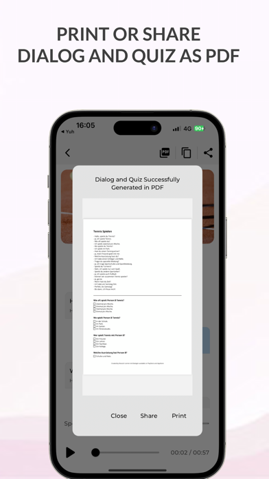 Learn German AI Conversations iPhone screenshot 6 - Education app