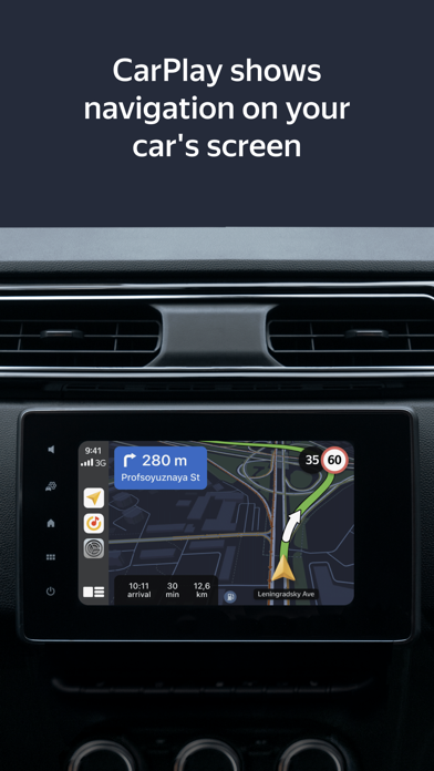Screenshot #2 pour Yandex Navi – navigation, maps
