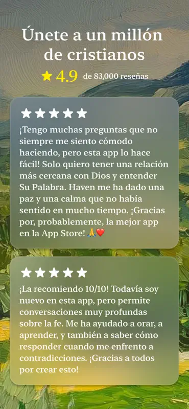 Haven - Chat Bíblico screenshot 2 of 5