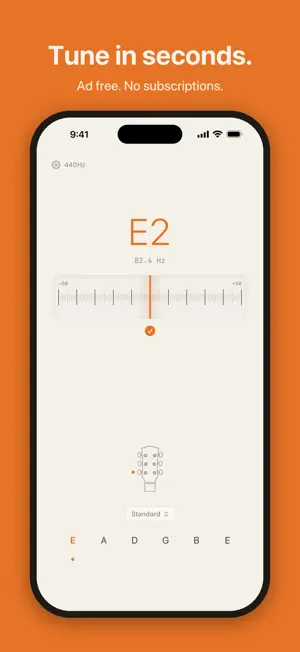 Dial Guitar & Ukulele Tuner screenshot 1