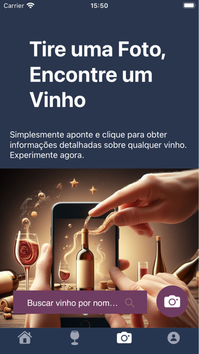 Wine Cellar App: Adega virtual Screenshot