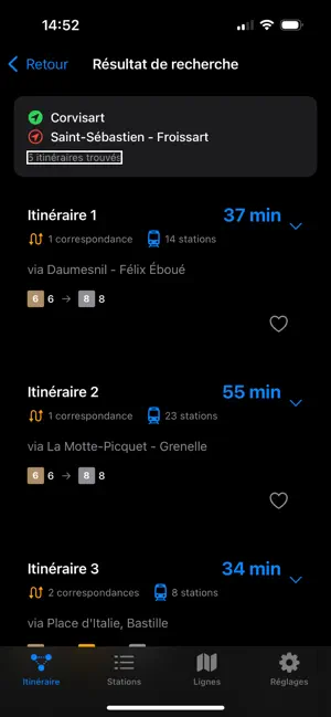 métroConnexion screenshot 4