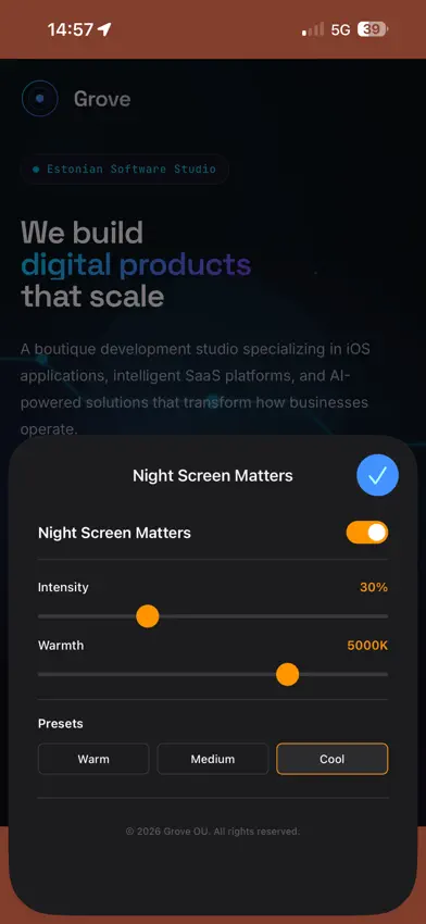 Night Screen Matters screenshot 2