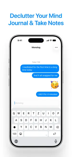 Monolog: Text Your Thoughts screenshot 1