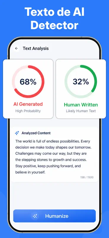 AI Content Detector, Humanizer screenshot 1 of 5