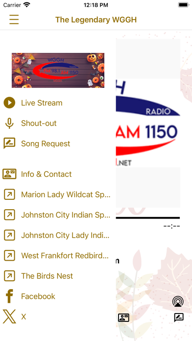 WGGH Radio Screenshot