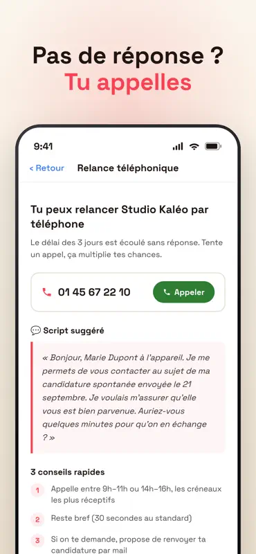 Sponta : recherche d'emploi screenshot 5 of 5