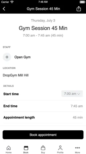 DropGym London screenshot 3