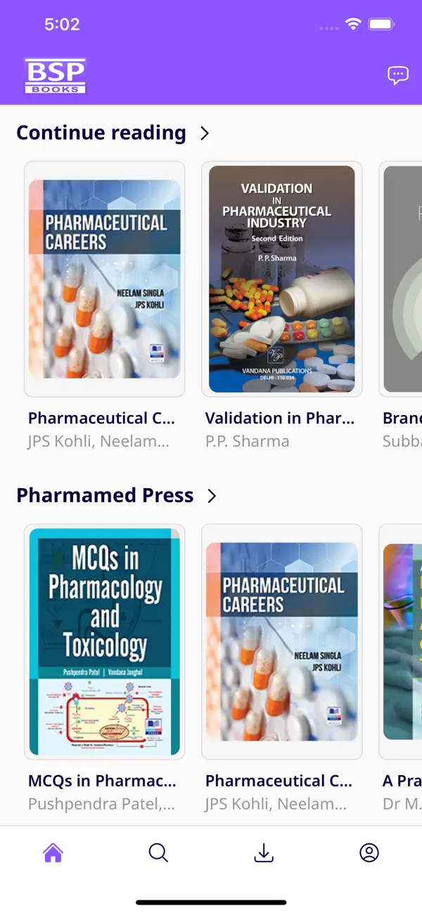 Screenshot #1 pour BSPBooks - Pharmamed & BSP