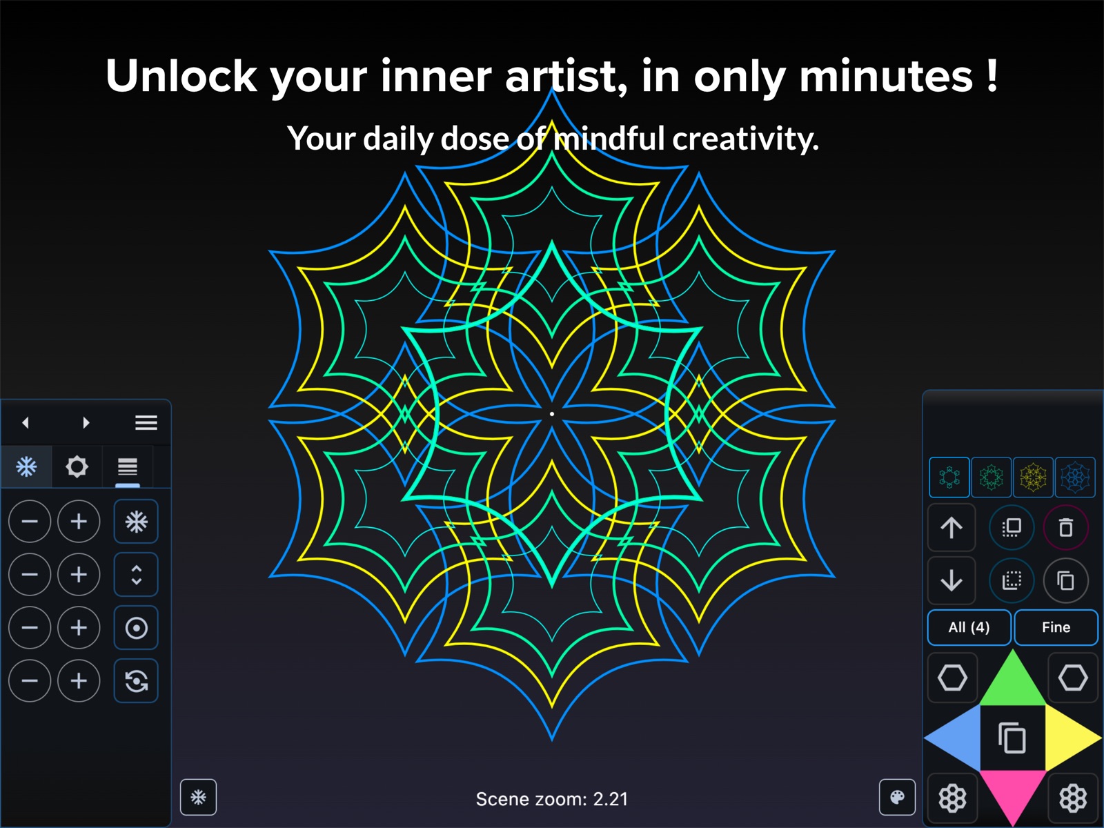 One Mandala ipad screenshot 2