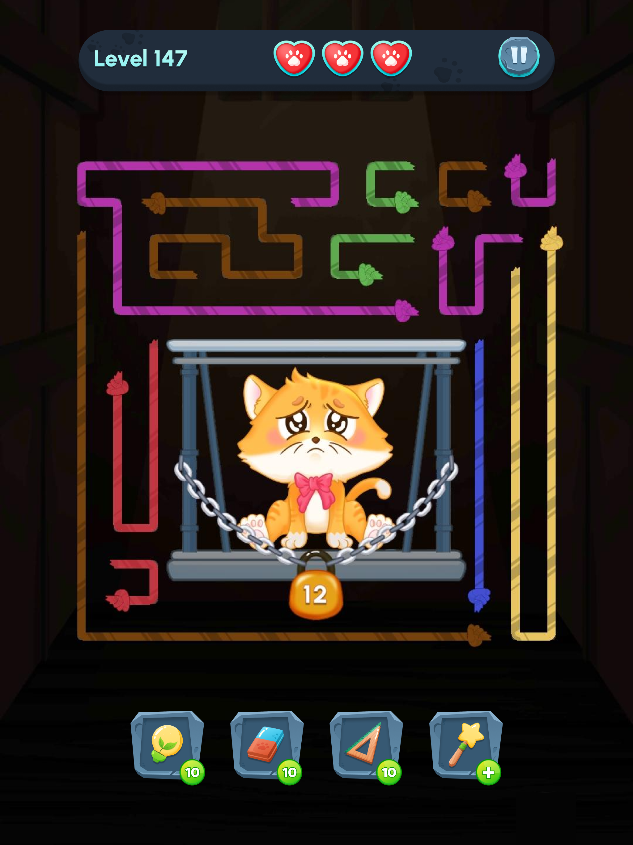 Rope Maze: Animal Rescue