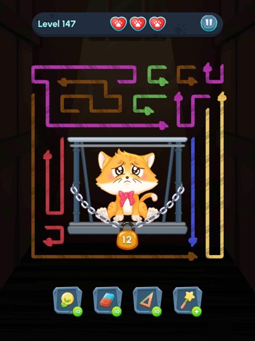 Rope Maze: Animal Rescue iPad screenshot