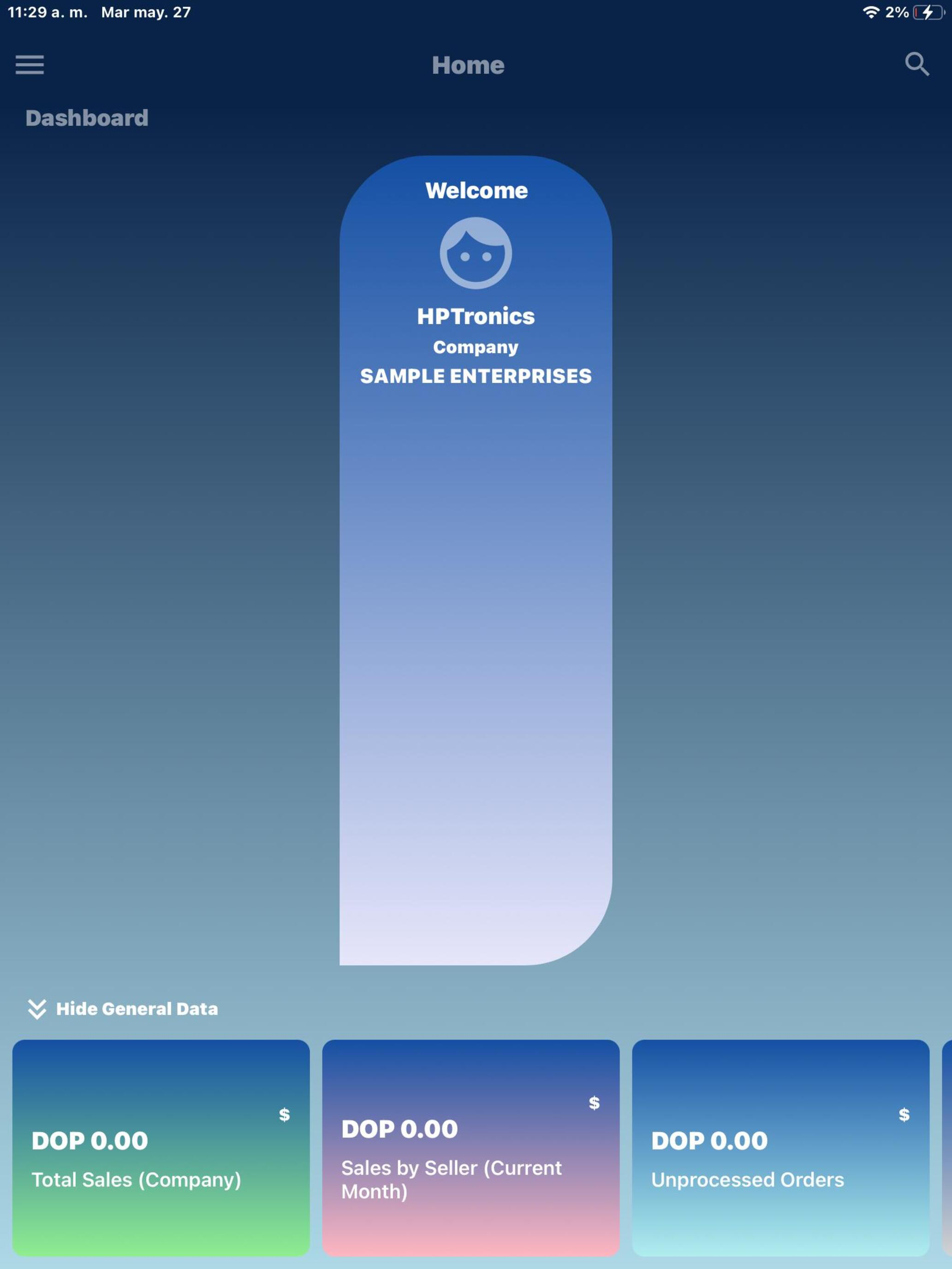 SIM BI App