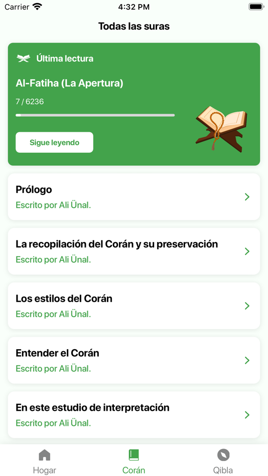 #2. EL SAGRADO CORÁN, Español (iOS) بواسطة: Ahmet Kemal Ceylan