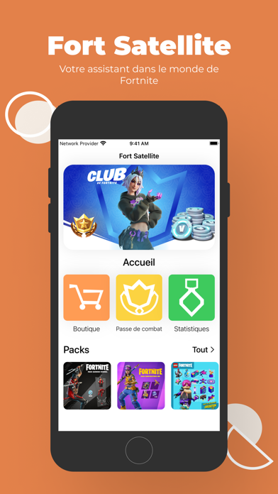 Screenshot #1 pour Fort Satellite: Fortnite Shop