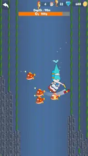 diver girl: diving games iphone screenshot 2