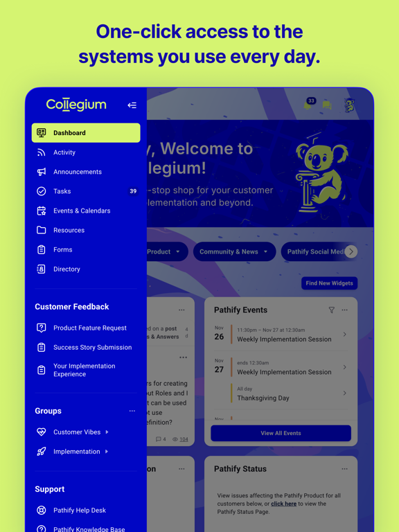 Collegium app screenshot 2