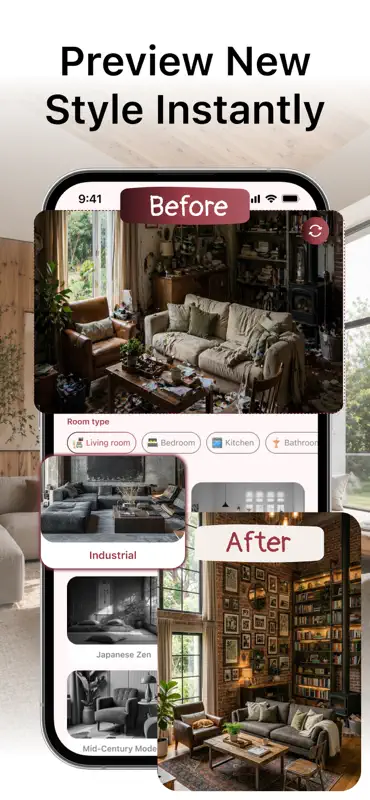 Spacely AI: Interior Design screenshot 3 of 5