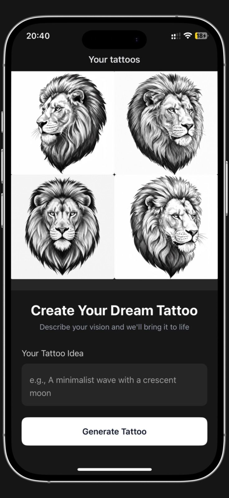 Tattoo Stencil Maker: inkr iphone screenshot 4