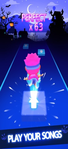 color dancing hop music game iPhone screenshot