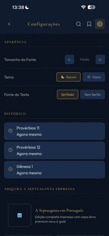 Septuaginta LXX em Portugues screenshot 6 of 8