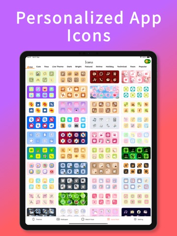 ThemePack - Icons & Wallpaper iPad screenshot