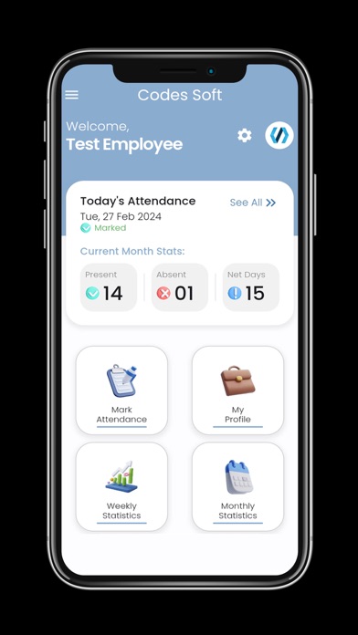 Screenshot 1 of CS Attendance App