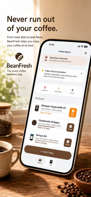 BeanFresh - Coffee Freshness screenshot 1