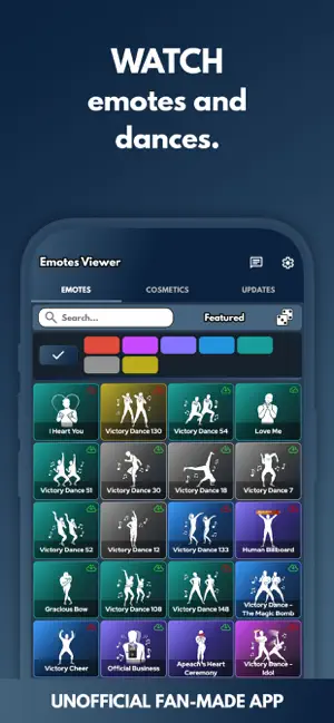 Emotes Viewer for PUBG screenshot 1