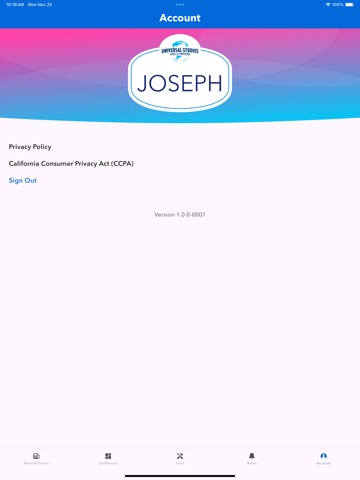 Team Universal iPad screenshot