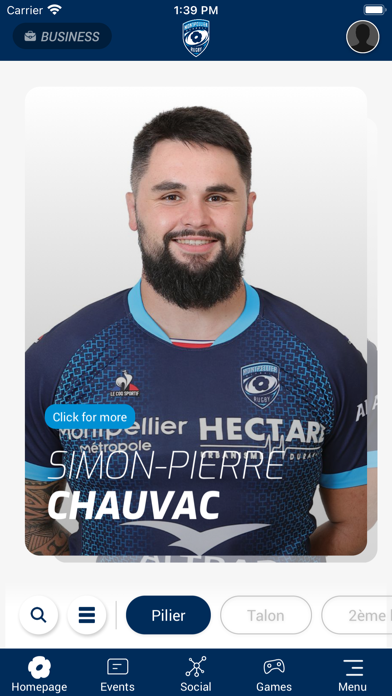 Montpellier Herault Rugby Screenshot