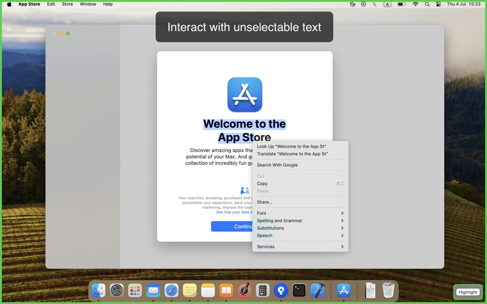 #1. Text Selector (macOS) 게시자: Maksym Martyniuk
