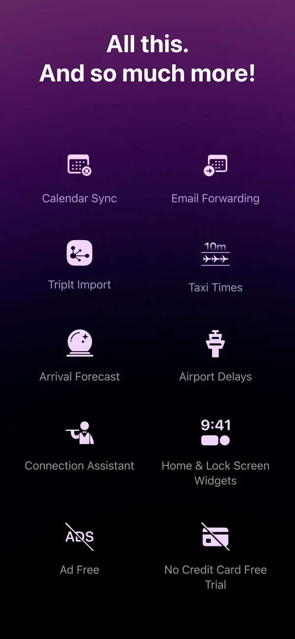 Flighty – Live Flight Tracker iPhone App Screenshot 10 – Reisen