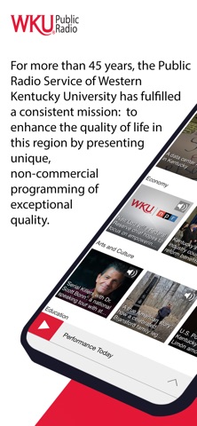 WKU Public Media App app screenshot