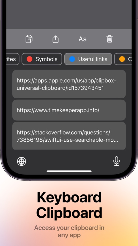 #2. Clipboard : Clipbox (macOS) Podle: LEAP STUDIO