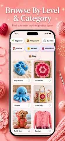 Knitly AI: Crochet & Knitting iPhone screenshot