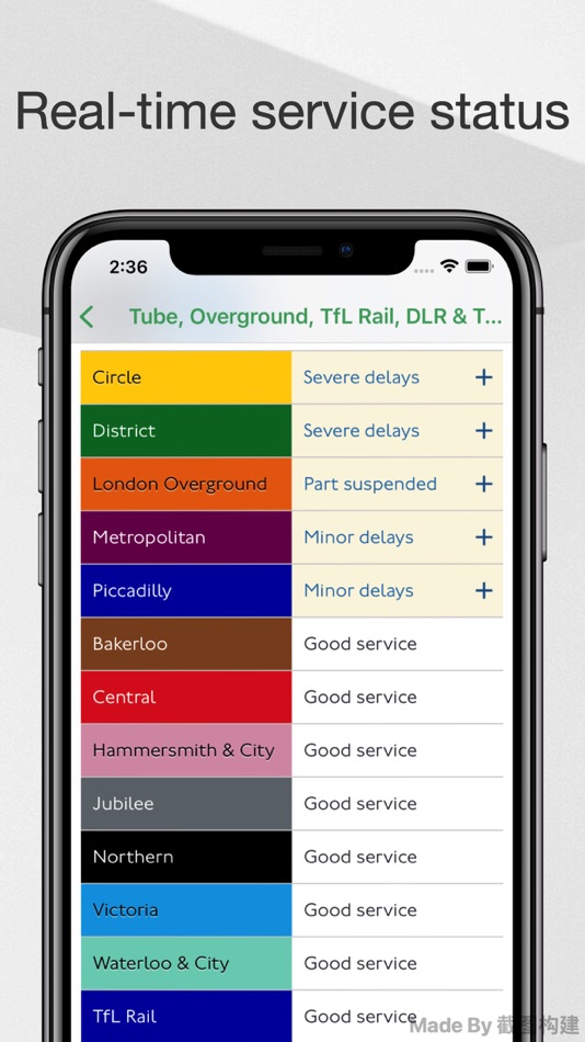#6. London Tube Map & Routing (iOS) Podle: 敏 吴