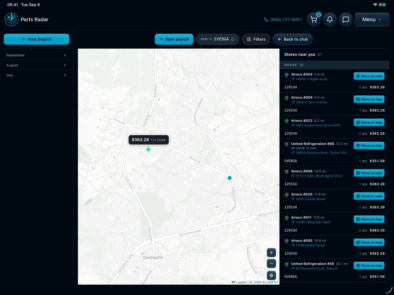 Screenshot 8 of Parts Radar