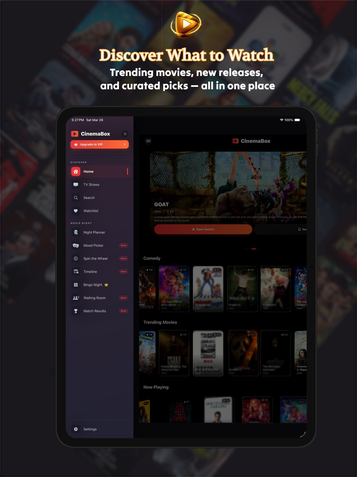 Cinema Box : Movie & Series ipad screenshot 2