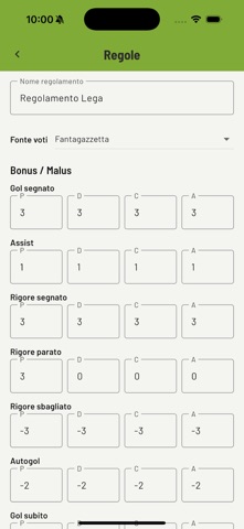 Voti Fantacalcio Screenshot 8 of 8