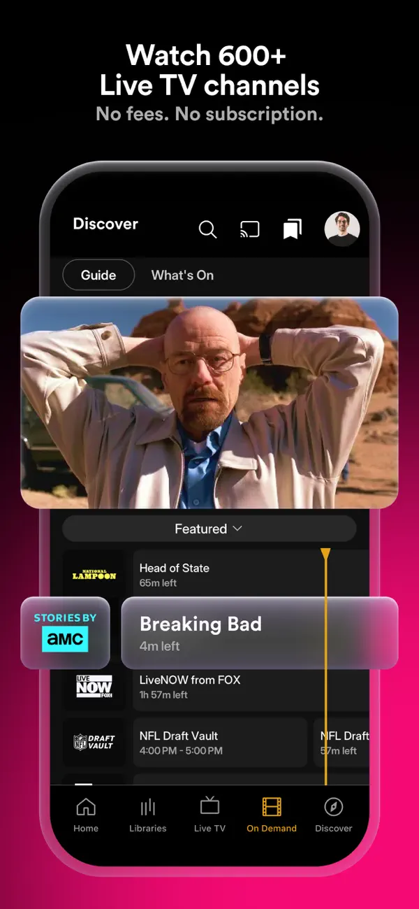 Plex: Watch Live TV and Movies iPhone App Screenshot 7 – Unterhaltung
